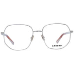 Sandro Gold Women Glasses Frame in full-rim round style with metal frame and demo lenses, featuring branded case included.