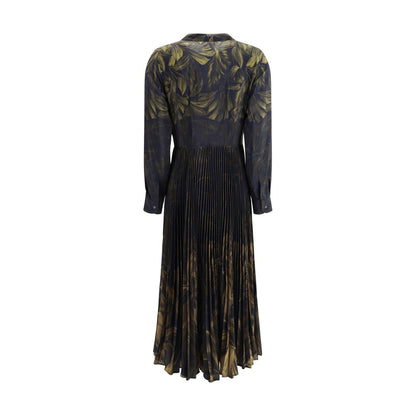 Sara Roka Multicolor Polyester Casual Dress