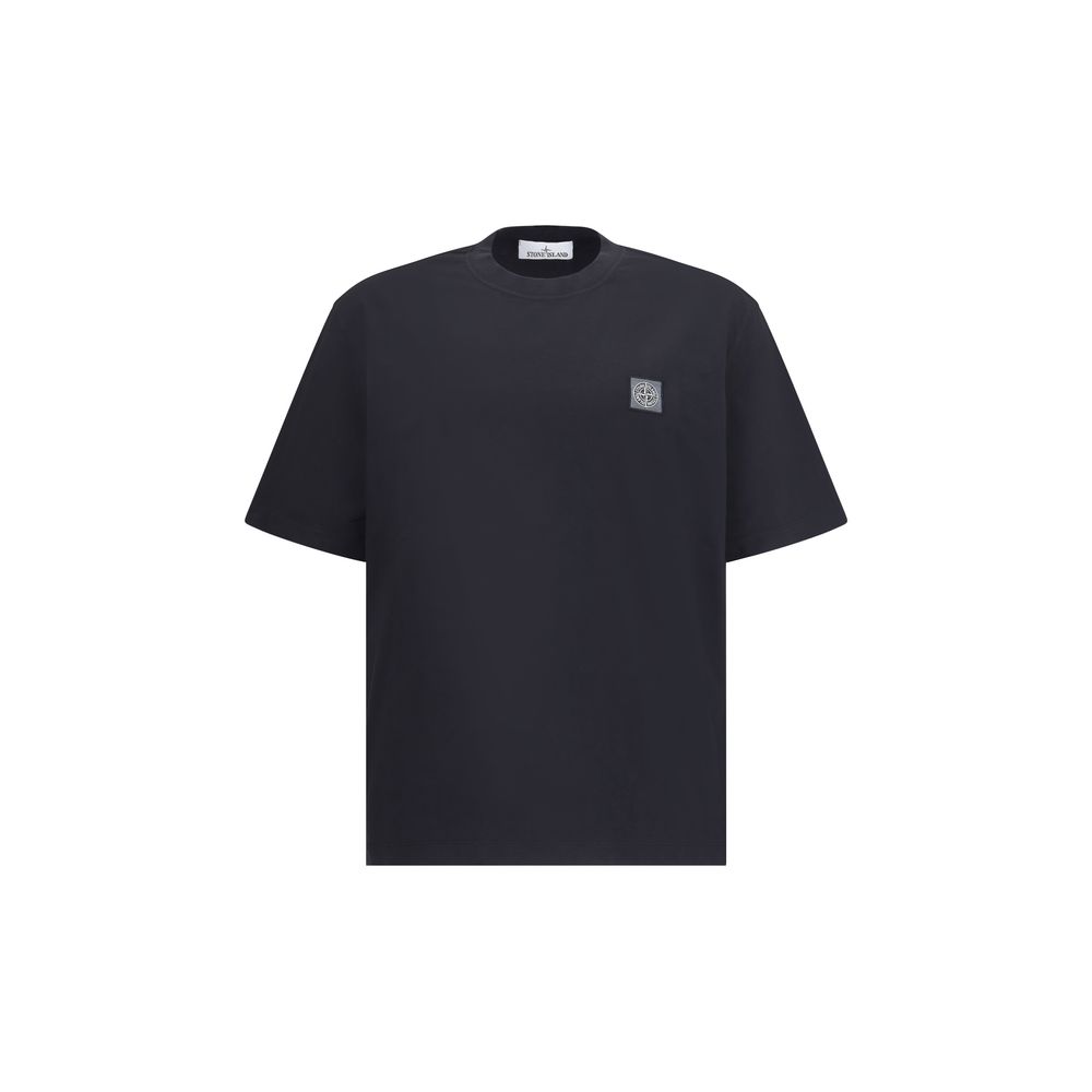 Stone Island Black Cotton T-Shirt