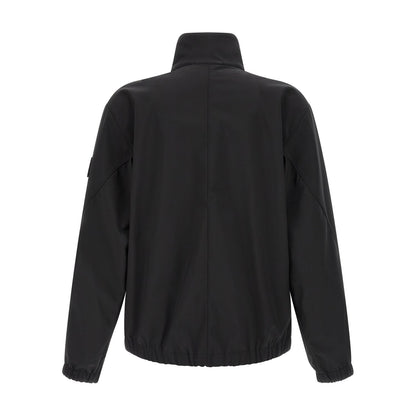 Stone Island Black Polyester Shell Jacket