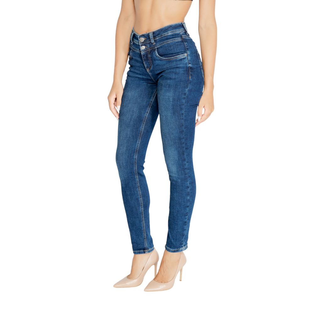Street One Blue Cotton Mom Jeans