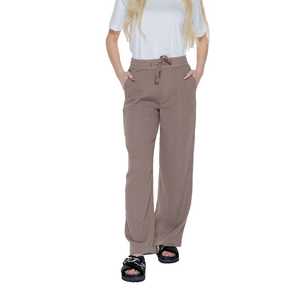Street One Brown Cotton Pant