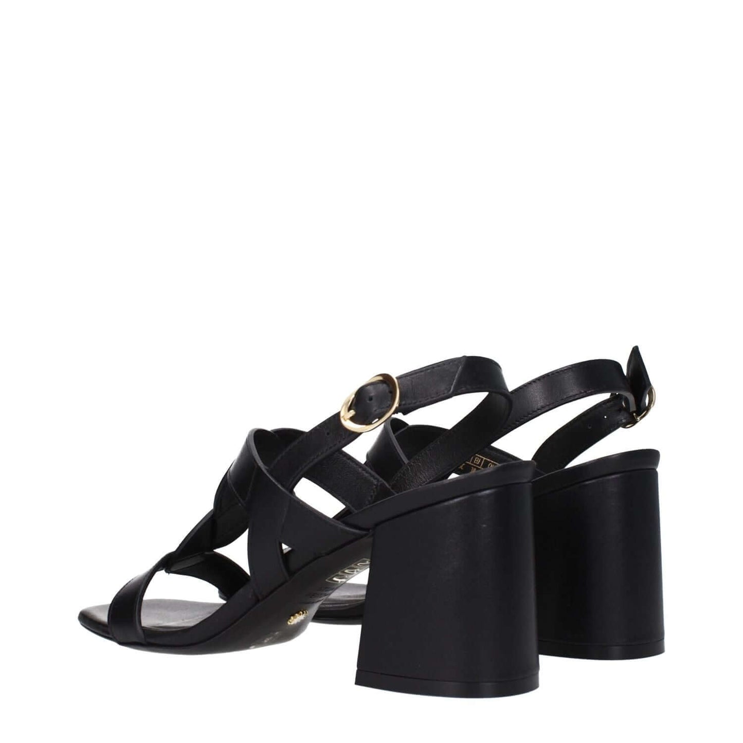 Stuart Weitzman Black Leather Platform Sandals with buckle closure, mid heels, open toe, and leather sole, style MPN IBIZA75SMOSH845BLACK.