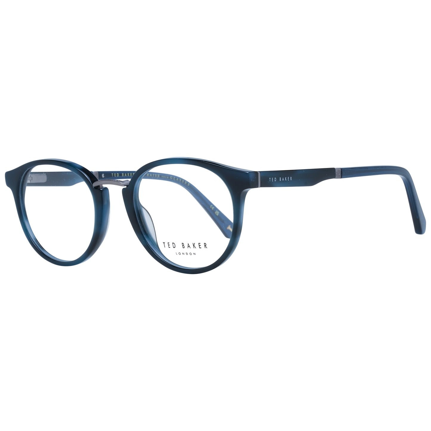 Alt Tag: TED BAKER MOD. TB8250 50622 gent's eyewear in blue frame, stylish men's accessory, perfect for modern fashion.