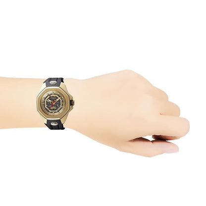 TIMEX WATCHES Mod. TW2V86500 displayed on a wrist, showcasing the stylish design and detailing of the watch.