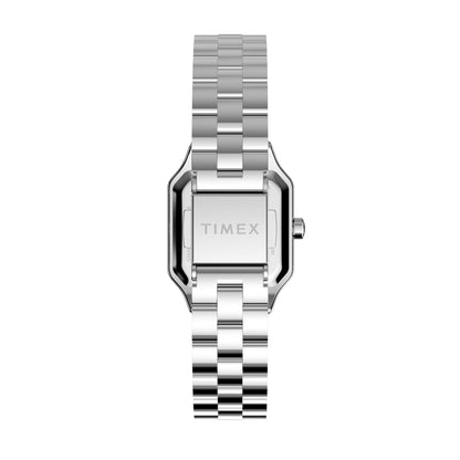 Back view of TIMEX WATCHES Mod. TW2Y23800, showcasing the stainless steel strap and sleek design.