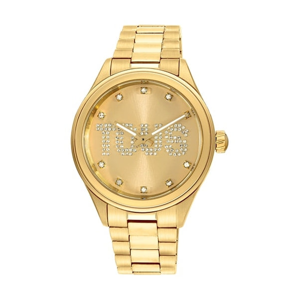 Gold TOUS WATCHES Mod. 200351112 with crystal accents and bracelet strap