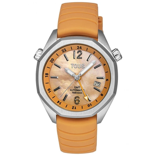 TOUS WATCHES Mod. 3000133500 with orange strap and stylish analog design. Perfect for fashion and functionality.
