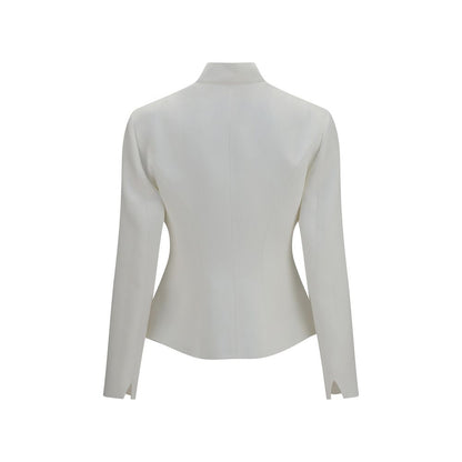 The Row White Linen Jacket