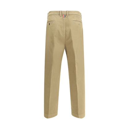 Thom Browne Beige Cotton Casual Pants