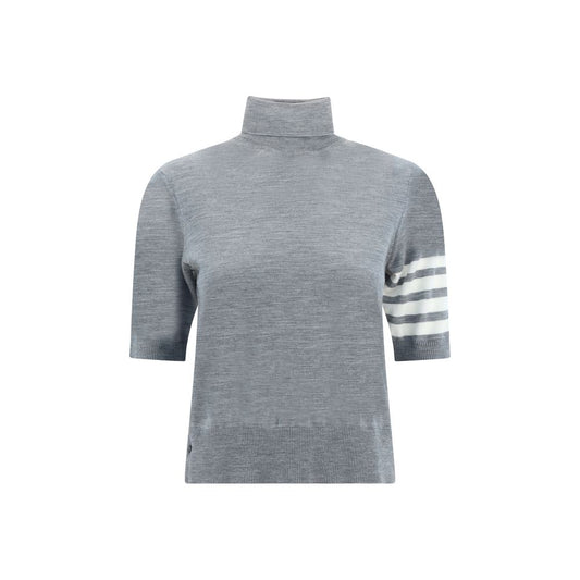 Thom Browne Gray Polyamide Turtleneck