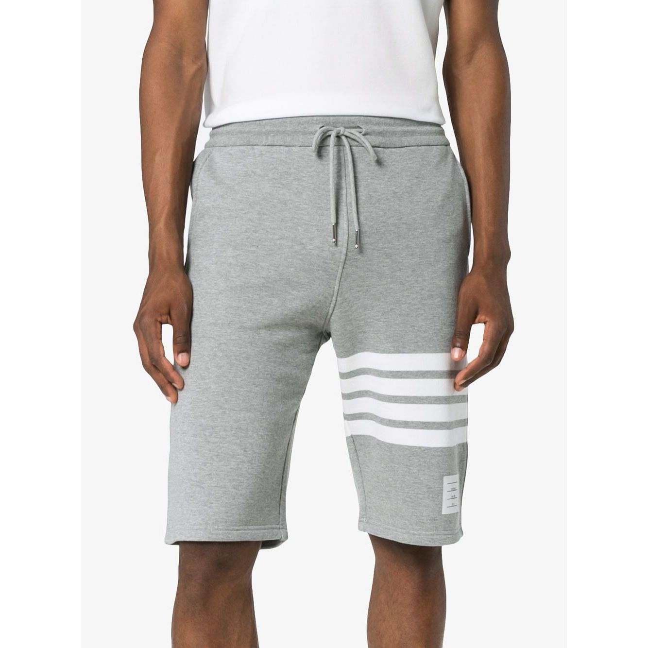 Thom Browne Shorts Light Grey Short trousers