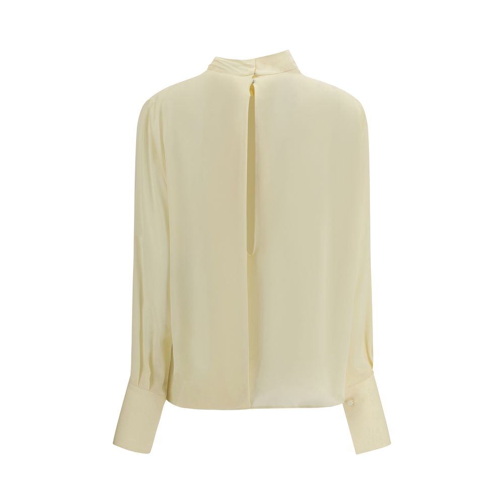 Tom Ford Cream Silk Blouse