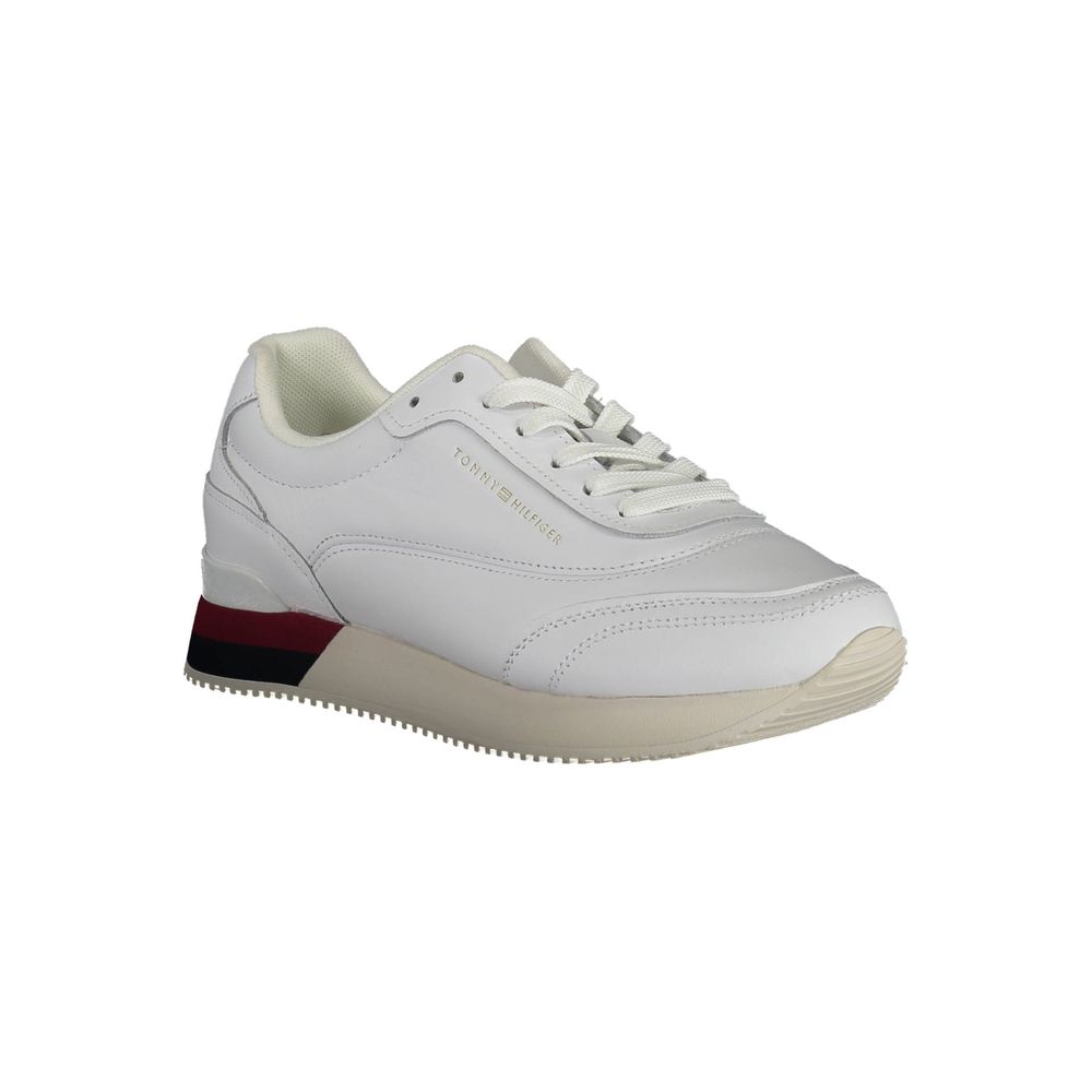 Tommy Hilfiger Bianco Pelle Women Sneaker