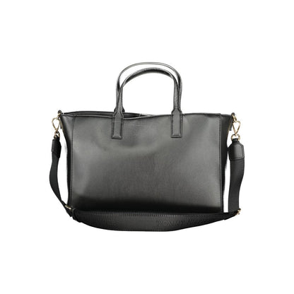 Tommy Hilfiger Black Polyester Women Handbag