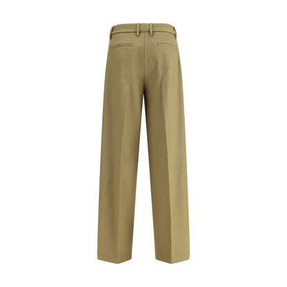 True Royal Green Polyester Dress Pants