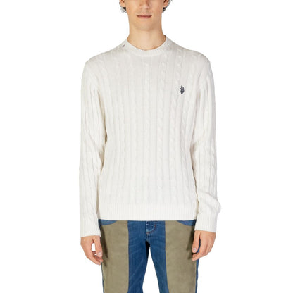 U.S. POLO ASSN. White Cotton Sweatshirt