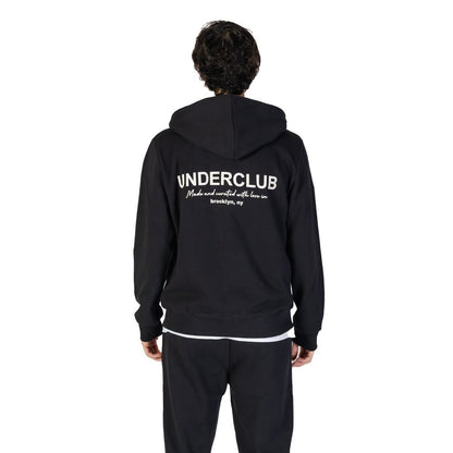 Underclub Black Cotton Hoodie