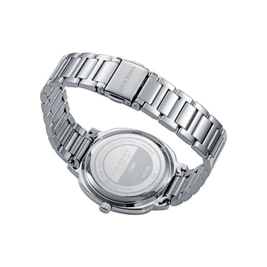 Back view of the VICEROY Mod. 401298-67 ladies' watch with stainless steel bracelet and 36mm case, showcasing craftsmanship.