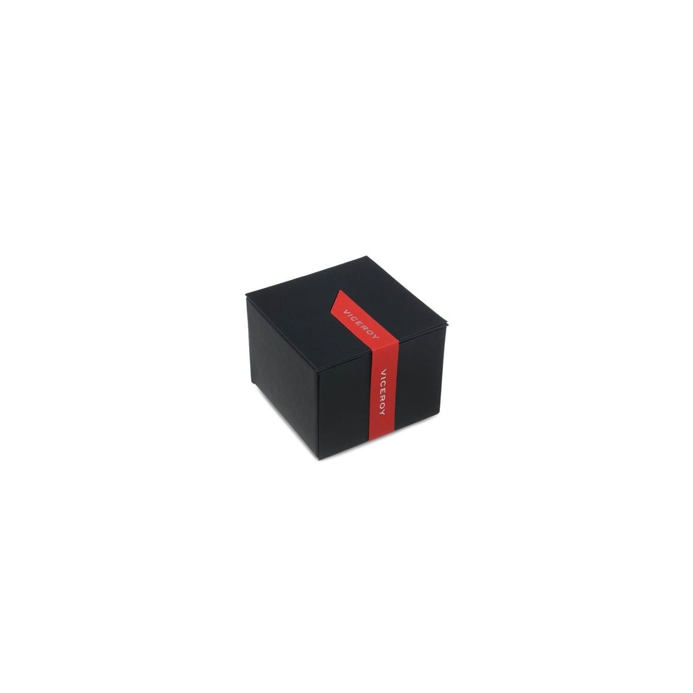 Official packaging box of VICEROY Mod. BEAT wristwatch for gentlemen, showcasing elegant black design and brand logo.