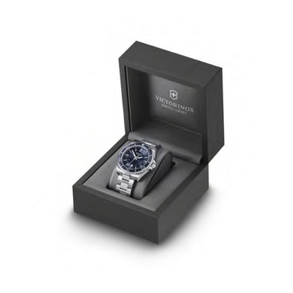 VICTORINOX WATCHES Mod. V242007 in a display box showcasing elegant design