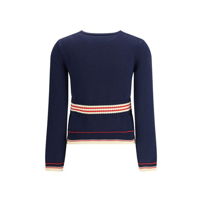 Valentino Blue Cotton Sweatshirt