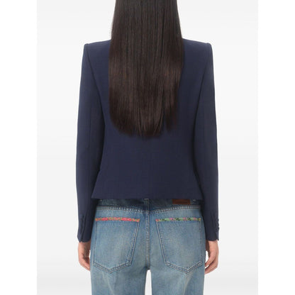 Valentino Bow-detail single-breasted blazer