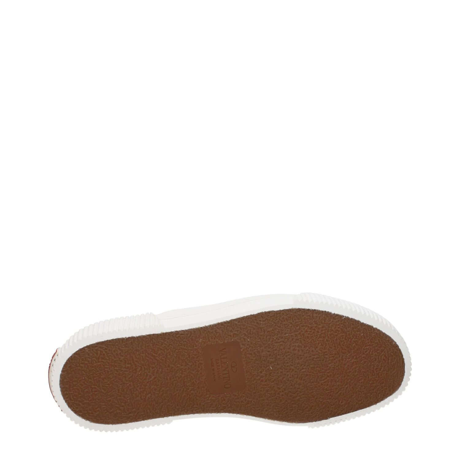 Valentino Garavani Brown Fabric Slip-On Loafers