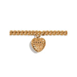 Valentino Garavani Coeur Royal Bracelet with heart charm and chunky chain design