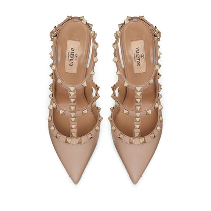 Valentino Garavani Rockstud Décolleté With 100mm Straps Medium Heel