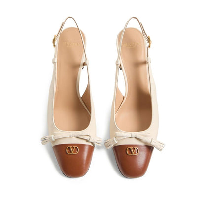 Valentino Garavani Valet Du Roi Goatskin Slingback Pump 60mm Medium Heel