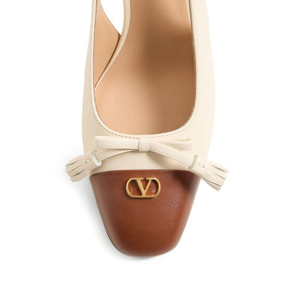 Valentino Garavani Valet Du Roi Goatskin Slingback Pump 60mm Medium Heel
