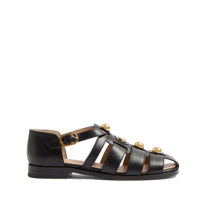 Valentino Garavani Vlogo Signature Fisherman Sandal In 20mm Calfskin Sandals