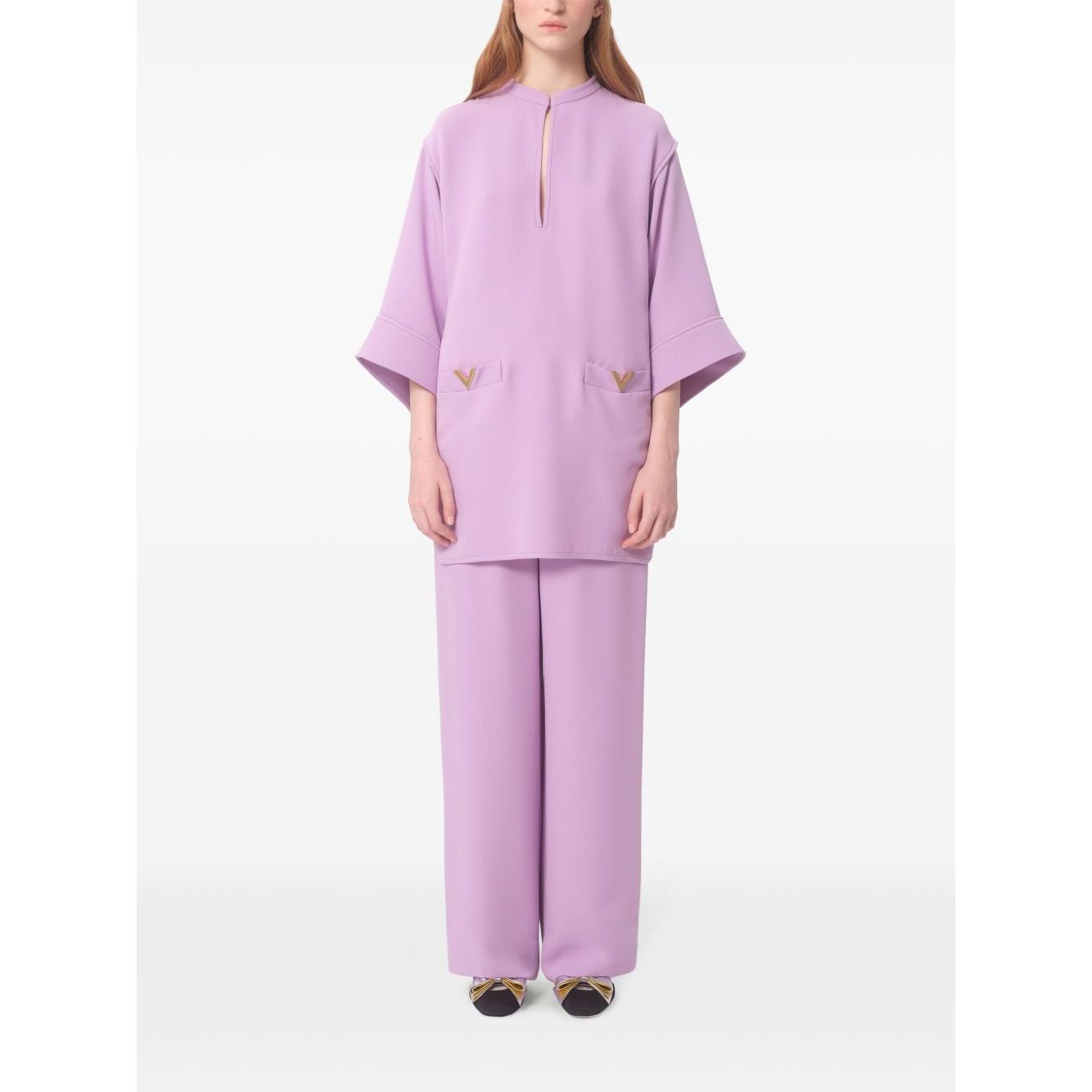 Valentino Vlogo silk mini dress Dresses