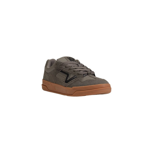 Vans Beige Suede Leather Sneaker, stylish and durable men's footwear for everyday comfort and support.