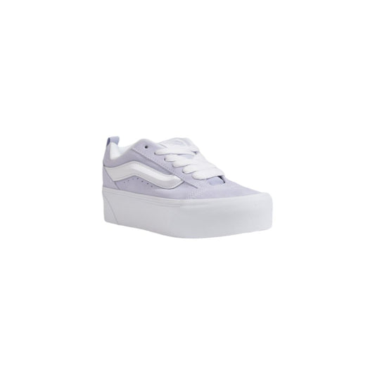 Vans Purple Suede Leather Sneaker with flat sole and iconic design, perfect for casual wear and comfort.