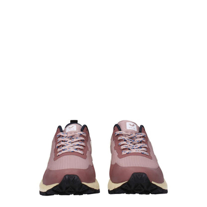 Veja Pink Fabric Athletic Sneakers with lace-up closure, rubber sole, and round toe design from DDR1903363A collection.