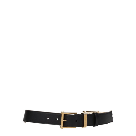 Versace Black Leather Regular Belt