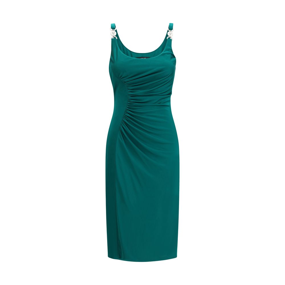 Versace Green Viscose Casual Dress