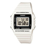 CASIO TIMELESS COLLECTION Mod. SPORT ILLUMINATOR WR 50M. ALARM. CHRONOGRAPH - WHITE W-215H-7AVDF