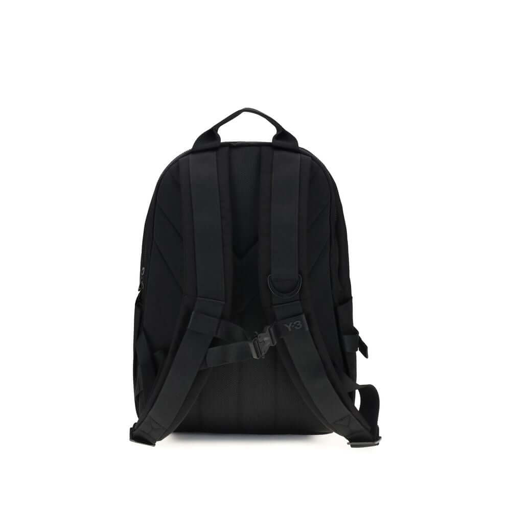 Y-3 Black Polyester Backpack