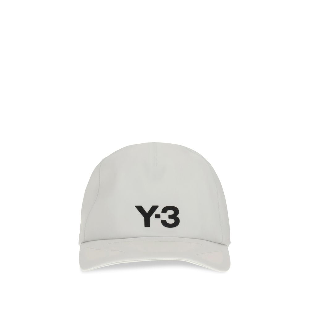 Y-3 White Recycled Polyester Cap (Baseball Hat) featuring Climacool technology for optimal comfort and style in AW25 season.