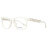 Zadig & Voltaire Cream Women Glasses Frame in full-rim rectangle style with branded case included.